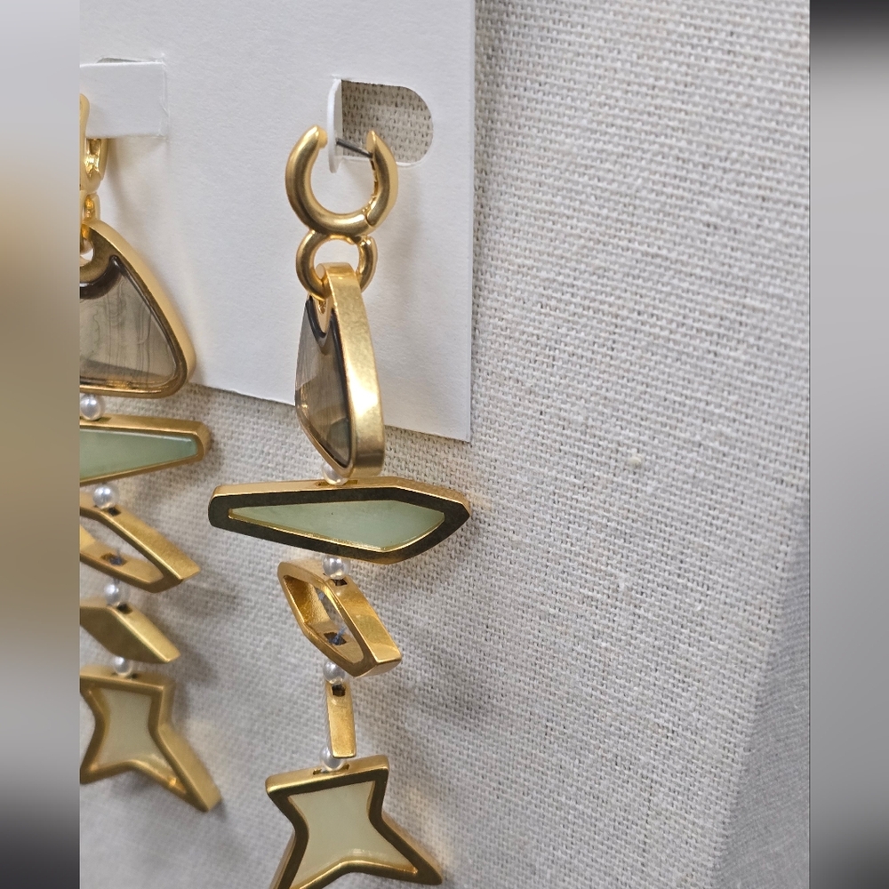 Tory Burch Resin Fish Drop Earrings - Picture 3 of 6